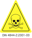 Totenkopf nach DIN33 Totenkopf nach DIN33